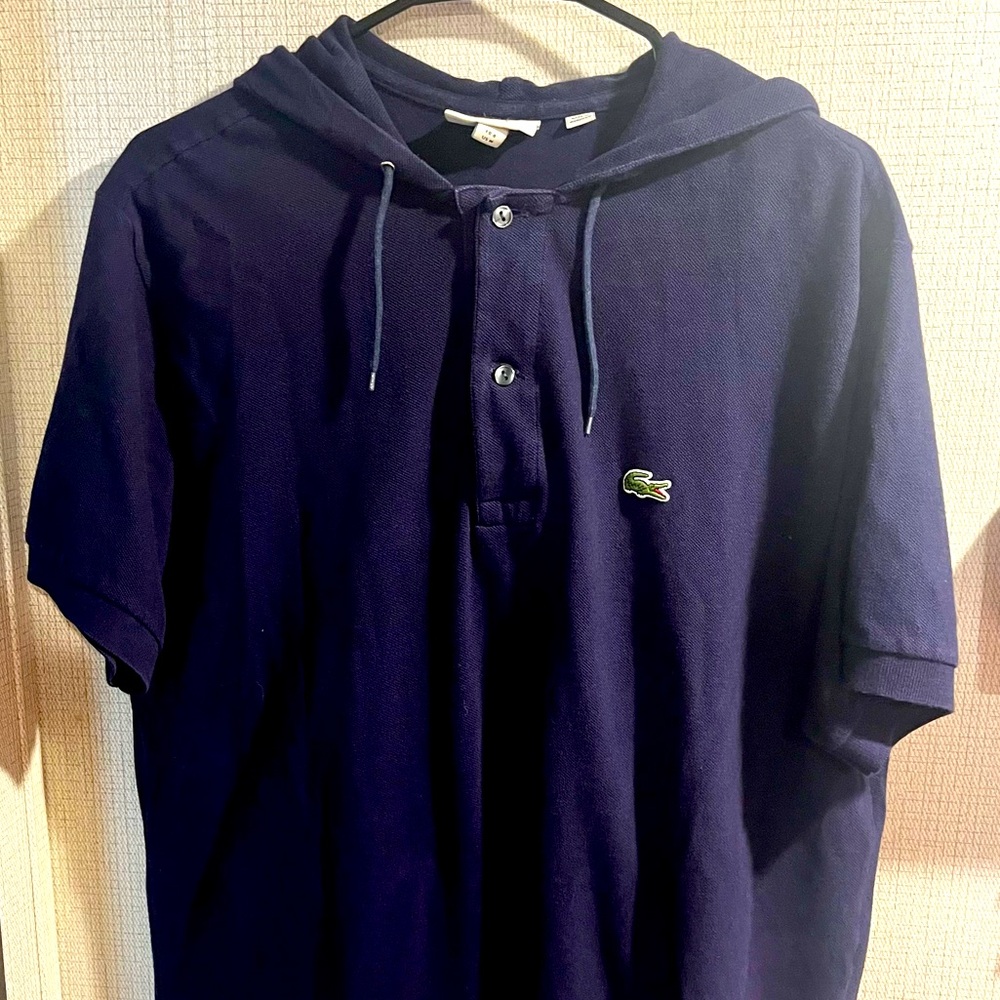 Men’s Lacoste Shirt Sleeve Hoodie Polo